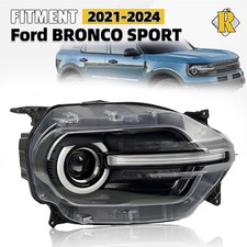 For 2021-2024 Ford Bronco Sport Wo Led Signature Projector Headlight -passenger