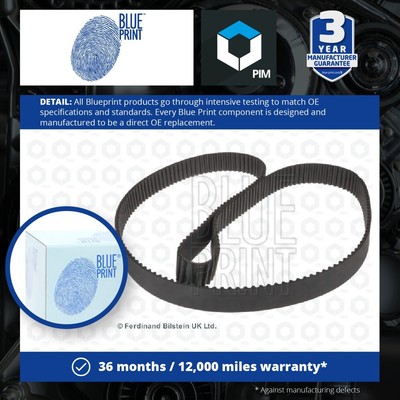 Timing Belt fits KIA SPORTAGE 2.7 04 to 10 G6BA Blue Print 2431237100 2431237400