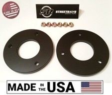 Sr Billet 1 Front Leveling Lift Kit 04-25 Ford F150 4wd 2wd Strut Spacer Black