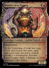 MTG Zoyowa Lava-Tongue - Foil - Showcase NM-Mint The Lost Caverns of Ixalan 