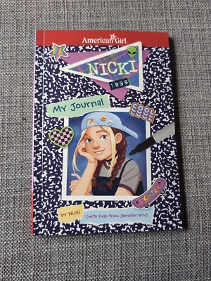 American Girl Doll Meet Nicki Hoffman 1999 Book My Journal, By Nicki Paperback