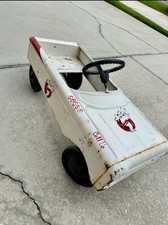 Vintage pedal care repainted as a Ghost buster car 