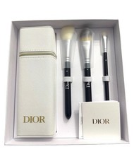 Dior Backstage 3pc Makeup Brush Set with White Case Limited Edition