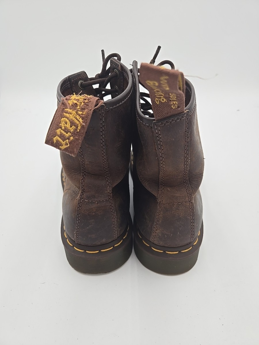 いーた Dr Martens 1460 Crazy Horse Leather Boots 11822 Brown Mens 9 Women
