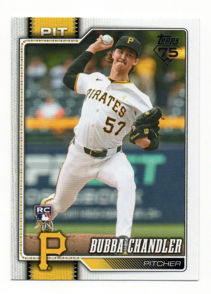 2026 Topps Series 1 Bubba Chandler (RC) Rookie Pittsburgh Pirates #283
