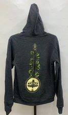 Bella + Canvas Avett Brothers Banjo Fleece Hooded Zip Gray Jacket Choose Size