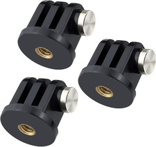 3-Pack Tripod Mount Adapter for Gopro Hero 13, 12, 11, 10, 9, 8, 7, 6, 5, 4, 3 ,