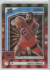 2024 Panini Donruss Rated Rookie Holo Red & Green Laser 82/99 Jamal Shead 0xi8