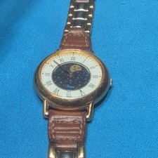 Timex Moon Phase Womens Quartz Wristwatch Rom...