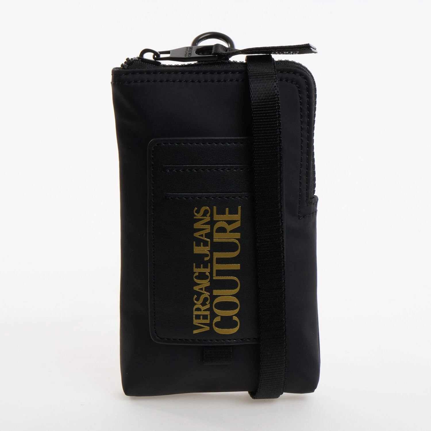 Versace Jeans Couture Range Logo Sketch Wristlet Pouch Black 73YA9X90