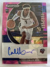 Caleb Homesley 2020 Prizm Draft Picks Prospect Rookie RC Pink Ice Auto #PA-CH 🔥