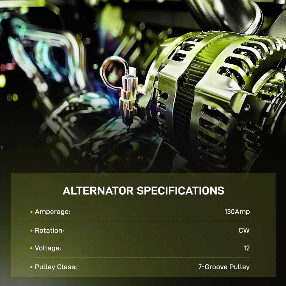 New Alternator For Suzuki Equator 09-12 Infiniti QX56 08-10 Frontier 08-19 11256 Foto 3 de 4