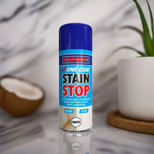 2x Rapide One Coat Stain Stop White Aerosol Spray 400ml