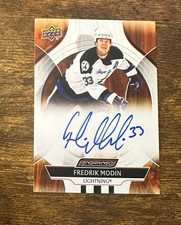 2024-25 Upper Deck Engrained Icons Autographs #CARE Fredrik Modin #X15682