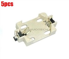 5Pcs Smd Pcb Mount CR2032 CR2025 Battery Socket Holder Case Ic New it