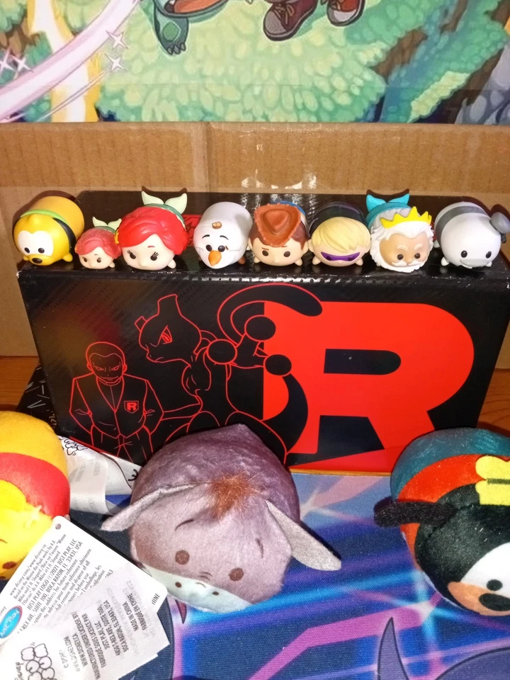 Disney Tsum Tsum Lote Mini Goma/Felpa De 16 - Ariel - Sirenita Tritan Foto 4 de 4