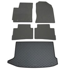Gummi Fußmatten Kofferraumwanne für Hyundai Kona 2017- Set Gummimatten Auslage