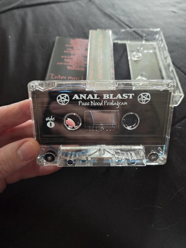 Anal Blast Puss Blood Pentagram Cassette- Leftover Stock Nightfall Records - Image 4 of 4