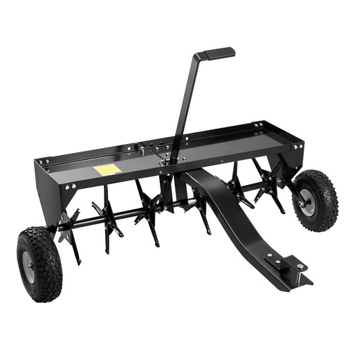 40-Inch Tow Behind Plug Aerator with Universal Hitch Lawn Aerator Tow Behind - Bild 1 von 12