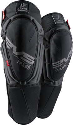 TP199K-BKO-XXL EVS Knee/Shin Guard Blackout 2X for motocross and sports