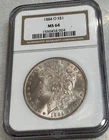 1884 O Morgan Dollar MS 64 NGC Silver Uncirculated $1 Coin