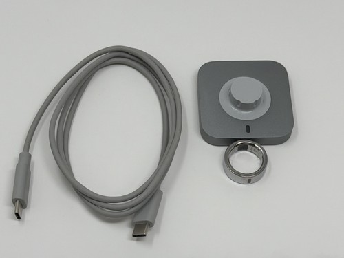 Oura Ring Gen 4 Silver Size 7 Activity Tracker Good