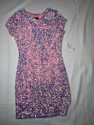 b darlin pink sequin dress B. Darlin Juniors Sequin Dresses