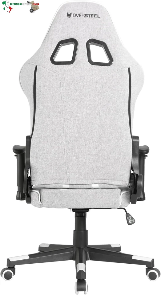 - ULTIMET Sedia da gaming professionale, tessuto traspirante, braccioli 2D, alte - Immagine 4 di 4