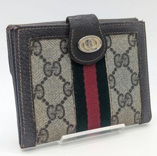 GUCCI Bi-fold Wallet GG Old Gucci Authentic