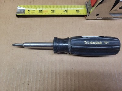 Vintage Enderes Tools USA  6-in-1  Interchangeable Screwdriver
