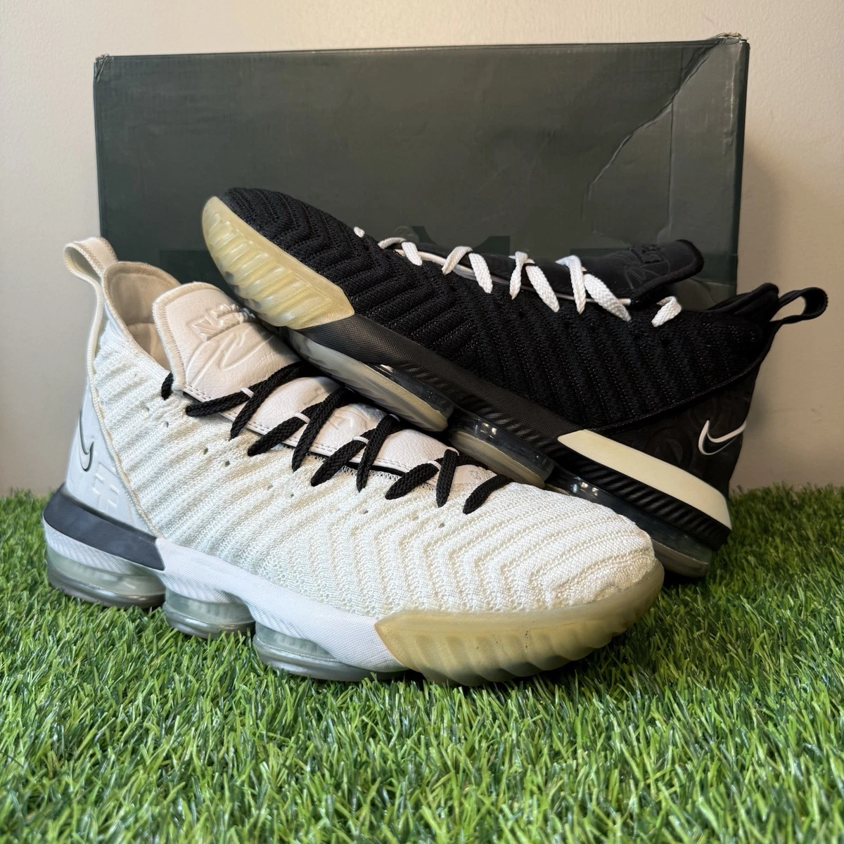 Preços baixos em Nike LeBron 16 Equality - Black White | eBay