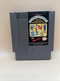 Classic Concentration (Nintendo NES)