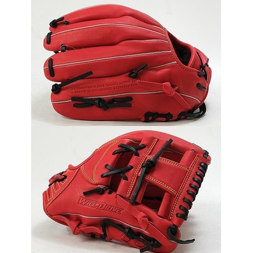 Mizuno Will Drive Red IBE Infield Softball Glove 11.25 RHT Radish/Black Adult - Picture 2 of 5