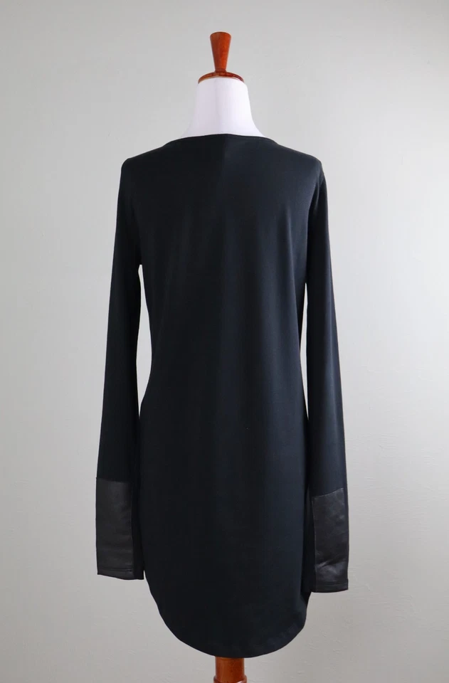 Top túnica retazos de cuero genuino negro liso talla 36 BLACK BY K&M $182 Foto 4 de 4