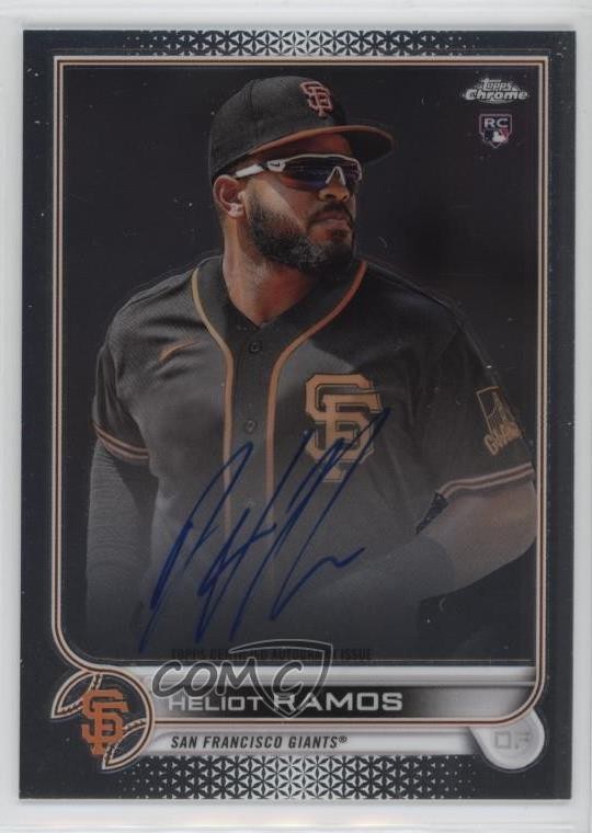 2022 Topps Chrome Rookie Auto Heliot Ramos #RA-HR Auto