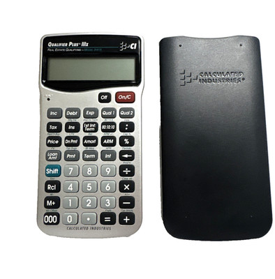 Calculated Industries Qualifier Plus IIIx 3415 Financial Calculator