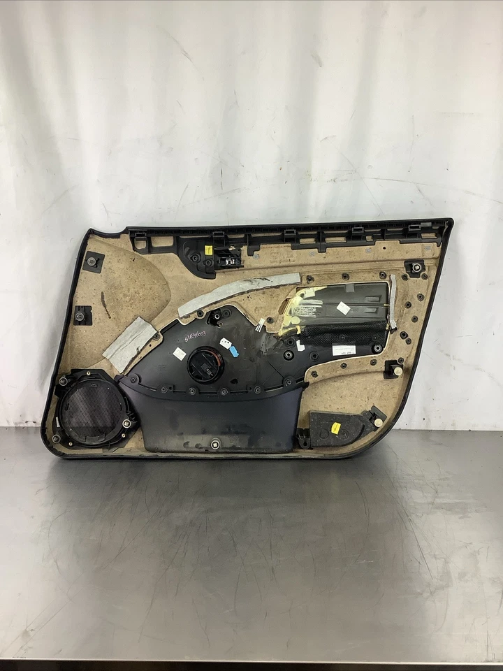 BMW E46 323i 325i 330i 4 puertas sedán OEM paneles de puerta delanteros traseros de cuero marrón 99-05 Foto 3 de 4