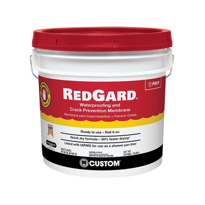 #ad #ad Custom Building RedGard Ready to Use Pink Waterproofing amp;Crack Prevention 3.5gal $150.00