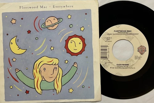 Fleetwood Mac - Everywhere / When I See You Again 1987 WB 7" Pic Sleeve Nicks EX