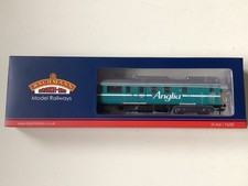 Bachmann OO Gauge 39-736DC Mk2F DBSO Coach in No. 9704 in Anglia livery