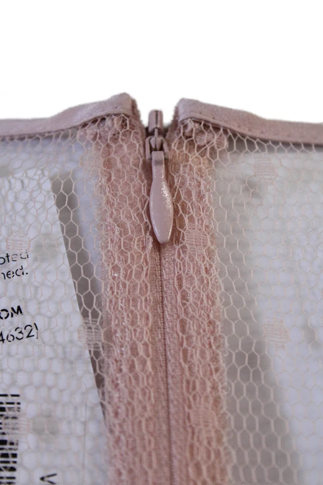 Blusa ROJA Valentino Mujer Rosa Lunares Manga Larga Corbata Cuello Redondo Talla 42 Foto 4 de 4