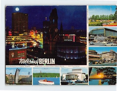 Postcard Weltstadt Berlin Germany
