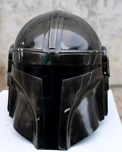 Medieval Black Series Wearable Boba Fett The Mandalorian Helmet Star Wars Larp - Picture 5 of 6