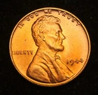 1944 Lincoln Wheat Cent  Gem BU+++++Red