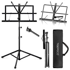 TIGERECO LEGGIO MUSICALE PIEGHEVOLE MUSICA SPARTITI CON BORSA SUPPORTO DA TAVOLO