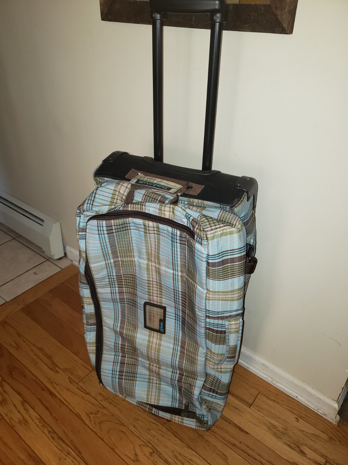 RARE PLAID DAKINE SPLIT ROLLER ROLLING LUGGAGE BA… - image 9