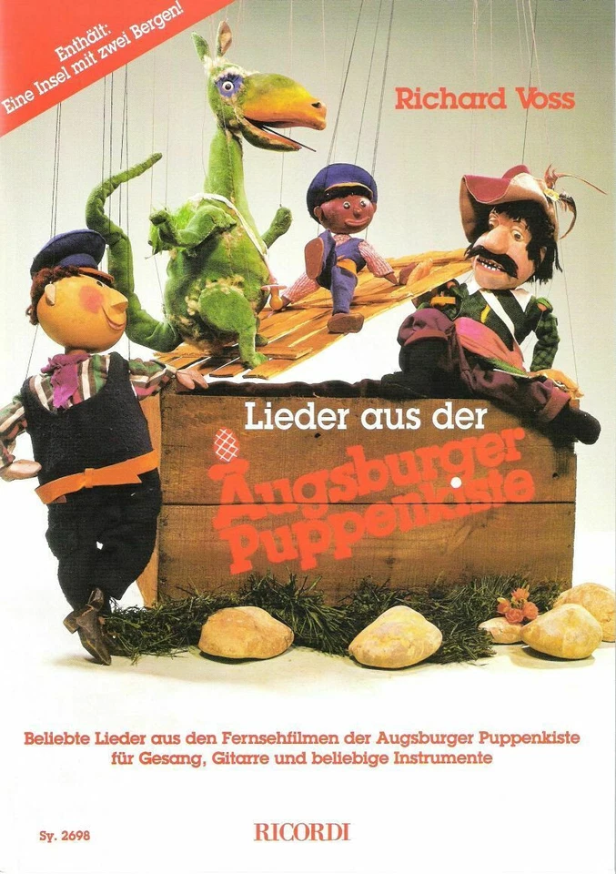 Lieder aus der Augsburger Puppenkiste - Noten, Texte und Gitarrenbegleitung - Bild 1 von 1