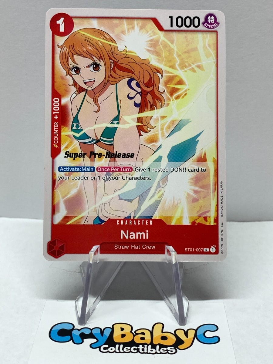 One Piece Nami ST01-007 Straw Hat Crew Starter Deck 1 Super Pre