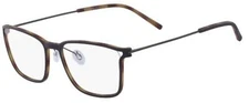 NEW Marchon Airlock 2001 412 Matte Navy & Tortoise Eyeglasses 54mm with AL Case