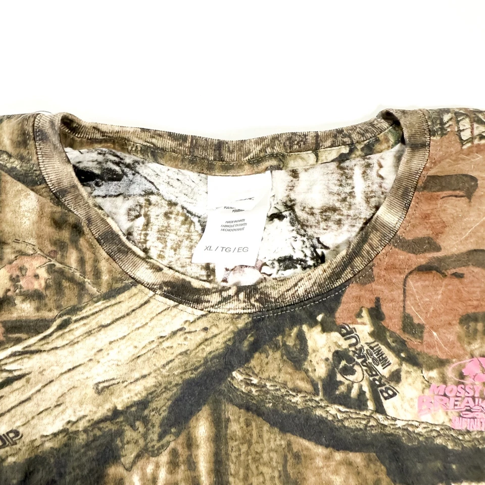 Mossy Oak Shirt Girls Size XL Camo Break-Up Infinity Camouflage Hunting Pink - Image 4 of 4